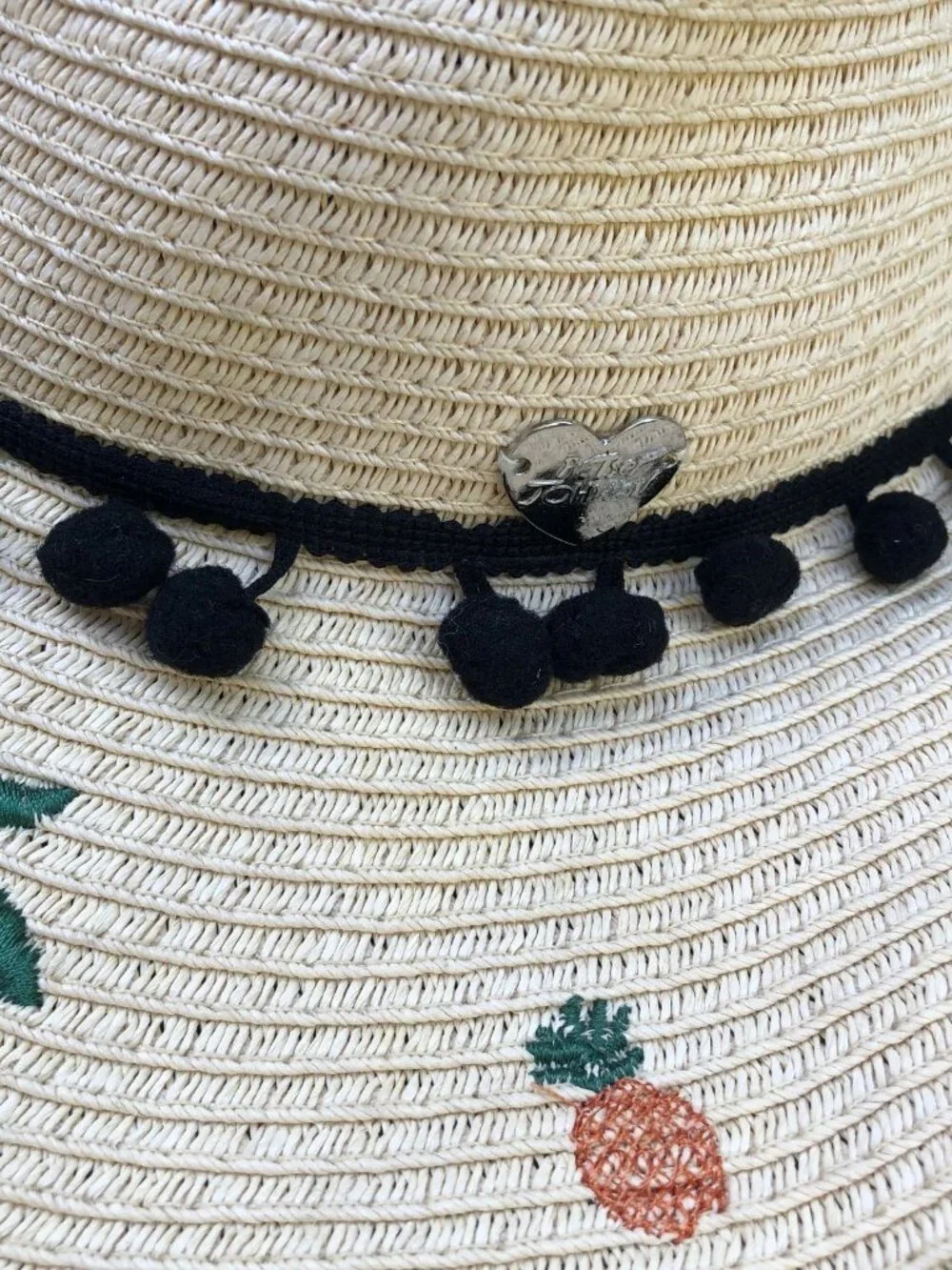BETSEY JOHNSON Tropical Floppy Sun Hat Women's One Size Fedora Paper Flamingo